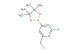 2-chloro-6-(fluoromethyl)-4-(4,4,5,5-tetramethyl-1,3,2-dioxaborolan-2-yl)pyridine