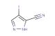 4-iodo-1H-pyrazole-5-carbonitrile