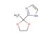 2-(2-methyl-1,3-dioxolan-2-yl)-1H-imidazole