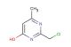 2-(chloromethyl)-6-methylpyrimidin-4-ol