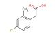 4-fluoro-2-methylphenylacetic acid