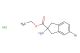 ethyl 2-amino-5-bromo-2,3-dihydro-1H-indene-2-carboxylate hydrochloride