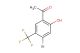 1-(4-bromo-2-hydroxy-5-(trifluoromethyl)phenyl)ethan-1-one