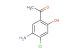 1-(5-amino-4-chloro-2-hydroxyphenyl)ethan-1-one