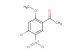 1-(4-chloro-2-methoxy-5-nitrophenyl)ethan-1-one