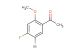 1-(5-bromo-4-fluoro-2-methoxyphenyl)ethan-1-one