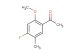 1-(4-fluoro-2-methoxy-5-methylphenyl)ethan-1-one