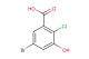 5-bromo-2-chloro-3-hydroxybenzoic acid