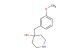 4-(3-methoxybenzyl)piperidin-4-ol