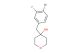 4-(4-bromo-3-fluorobenzyl)tetrahydro-2H-pyran-4-ol