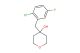 4-(2-chloro-5-fluorobenzyl)tetrahydro-2H-pyran-4-ol