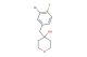 4-(3-bromo-4-fluorobenzyl)tetrahydro-2H-pyran-4-ol