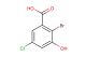 2-bromo-5-chloro-3-hydroxybenzoic acid