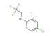 5-chloro-3-fluoro-N-(2,2,2-trifluoroethyl)pyridin-2-amine