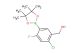 (2-chloro-4-fluoro-5-(4,4,5,5-tetramethyl-1,3,2-dioxaborolan-2-yl)phenyl)methanol