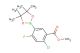 methyl 2-chloro-4-fluoro-5-(4,4,5,5-tetramethyl-1,3,2-dioxaborolan-2-yl)benzoate