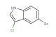 5-bromo-3-chloro-1H-indole