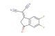 2-(7-fluoro-3-oxo-2,3-dihydro-1H-inden-1-ylidene)malononitrile