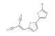 2-((5'-bromo-[2,2'-bithiophen]-5-yl)methylene)malononitrile