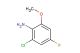 2-chloro-4-fluoro-6-methoxyaniline