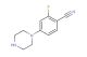 2-fluoro-4-(piperazin-1-yl)benzonitrile