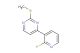4-(2-fluoropyridin-3-yl)-2-(methylthio)pyrimidine