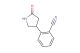 2-(5-oxopyrrolidin-3-yl)benzonitrile