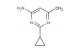2-cyclopropyl-6-methylpyrimidin-4-amine