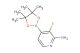 3-fluoro-4-(4,4,5,5-tetramethyl-1,3,2-dioxaborolan-2-yl)pyridin-2-amine