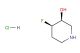 cis 4-fluoropiperidin-3-ol hydrochloride