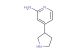 4-(pyrrolidin-3-yl)pyridin-2-amine