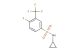 N-cyclopropyl-4-fluoro-3-(trifluoromethyl)benzenesulfonamide