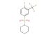 1-((4-fluoro-3-(trifluoromethyl)phenyl)sulfonyl)piperidine
