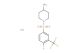 1-((4-fluoro-3-(trifluoromethyl)phenyl)sulfonyl)piperidin-4-amine hydrochloride