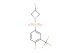 3-fluoro-1-((4-fluoro-3-(trifluoromethyl)phenyl)sulfonyl)azetidine