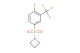 1-((4-fluoro-3-(trifluoromethyl)phenyl)sulfonyl)azetidine