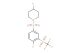 4-fluoro-1-((4-fluoro-3-((trifluoromethyl)sulfonyl)phenyl)sulfonyl)piperidine