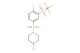 4-chloro-1-((4-fluoro-3-((trifluoromethyl)sulfonyl)phenyl)sulfonyl)piperidine