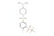 1-((4-fluoro-3-((trifluoromethyl)sulfonyl)phenyl)sulfonyl)-N,N-dimethylpiperidin-4-amine