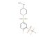 1-((4-fluoro-3-((trifluoromethyl)sulfonyl)phenyl)sulfonyl)-N-methylpiperidin-4-amine