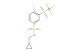 N-(cyclopropylmethyl)-4-fluoro-3-((trifluoromethyl)sulfonyl)benzenesulfonamide