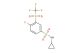 N-cyclopropyl-4-fluoro-3-((trifluoromethyl)sulfonyl)benzenesulfonamide
