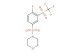 4-((4-fluoro-3-((trifluoromethyl)sulfonyl)phenyl)sulfonyl)morpholine