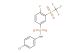 N-(4-chlorophenyl)-4-fluoro-3-((trifluoromethyl)sulfonyl)benzenesulfonamide