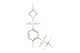 3-fluoro-1-((4-fluoro-3-((trifluoromethyl)sulfonyl)phenyl)sulfonyl)azetidine