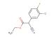 ethyl 2-(3-chloro-4-fluorophenyl)-2-cyanoacetate
