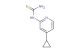 1-(4-cyclopropylpyridin-2-yl)thiourea