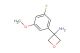 3-(3-fluoro-5-methoxyphenyl)oxetan-3-amine