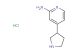 4-(pyrrolidin-3-yl)pyridin-2-amine hydrochloride