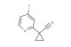 1-(4-fluoropyridin-2-yl)cyclopropane-1-carbonitrile